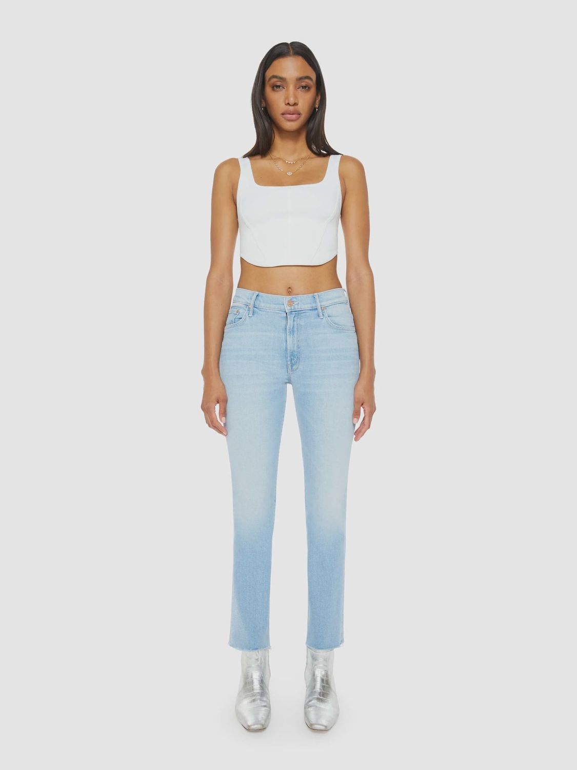 Mother The Insider Ankle Fray- Friendly Reminder