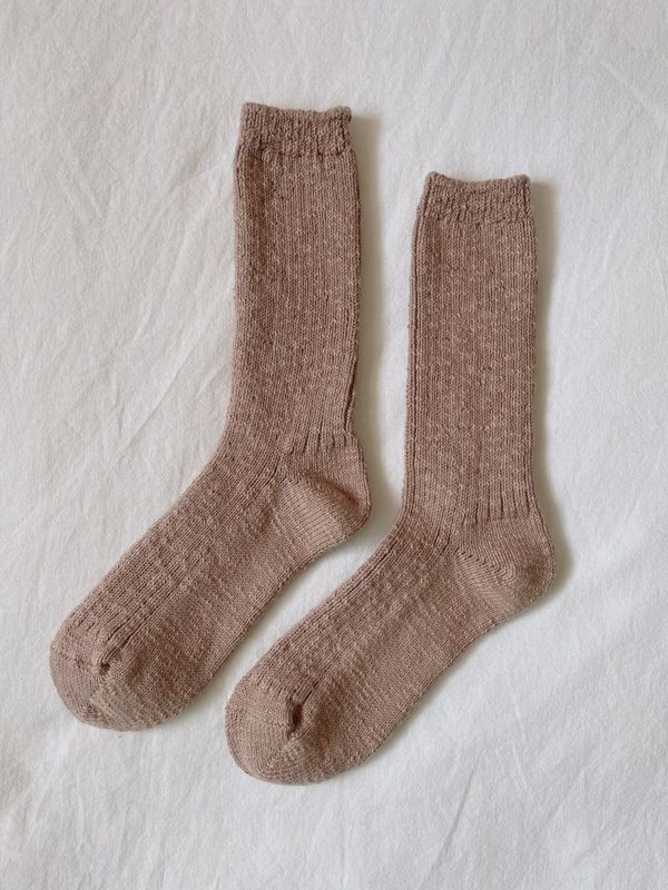 Le Bon Shoppe Cottage Socks- Toffee
