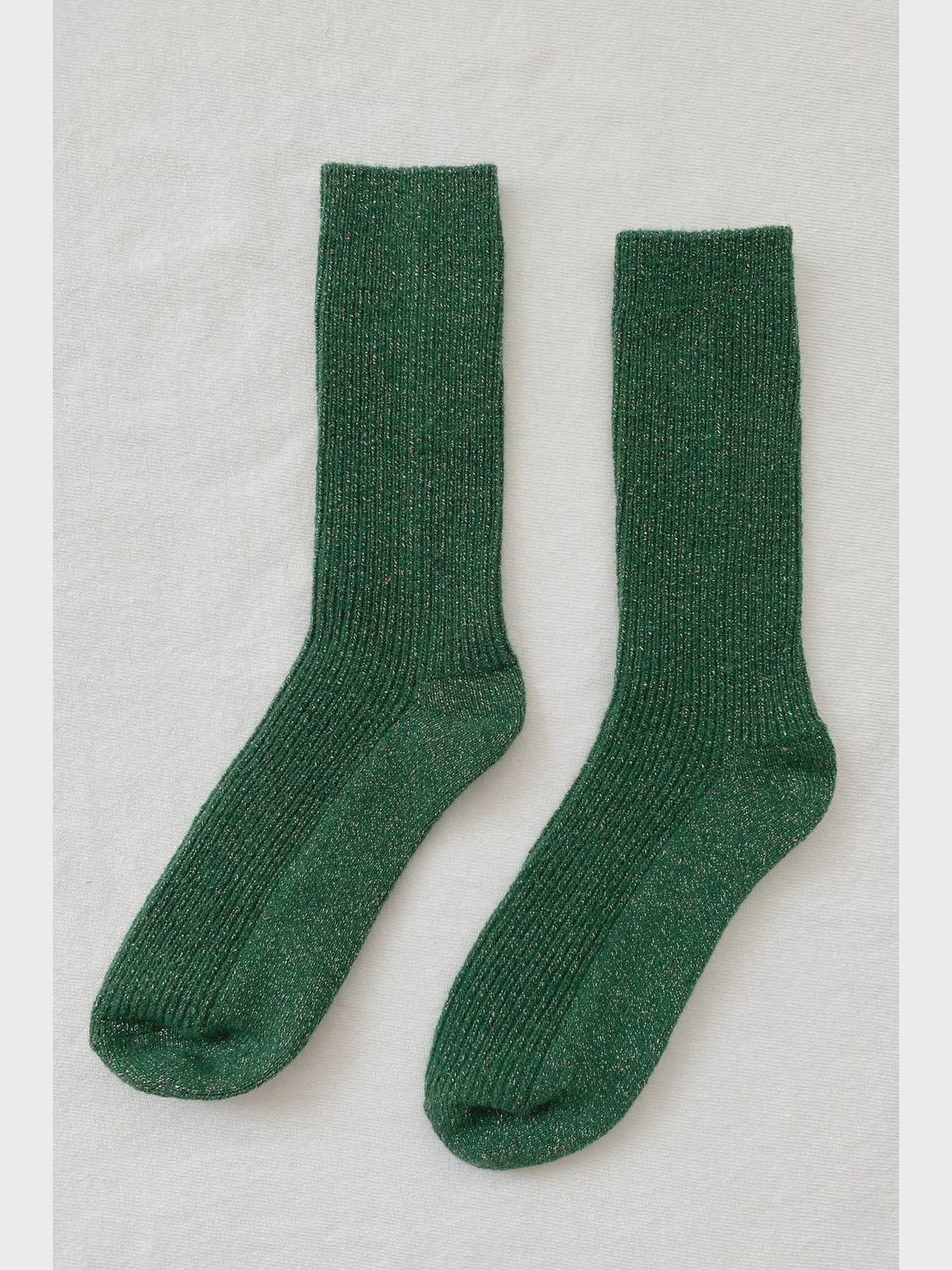 Le Bon Shoppe Winter Sparkle Socks- Green