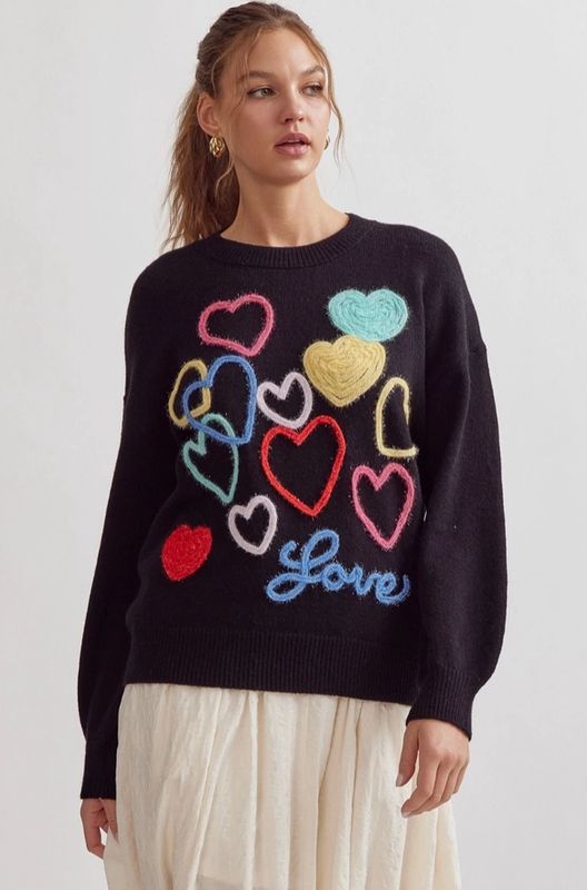 Black Love Sweater