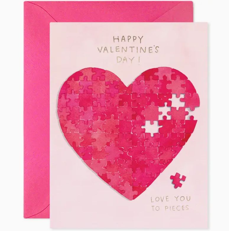 Heart Puzzle | Valentine&#39;s Day Greeting Card
