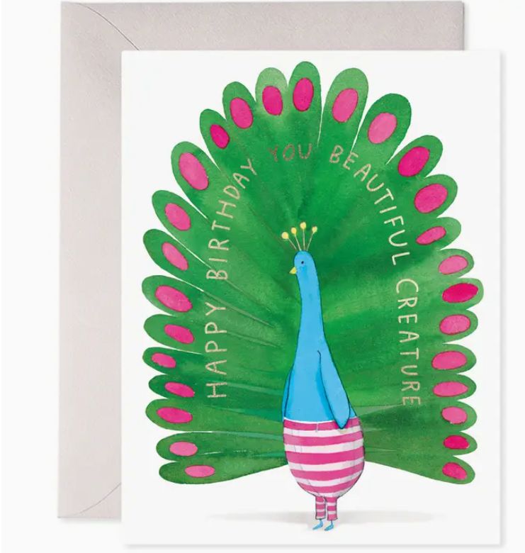 Peacock Birthday | Brithday Greeting Card