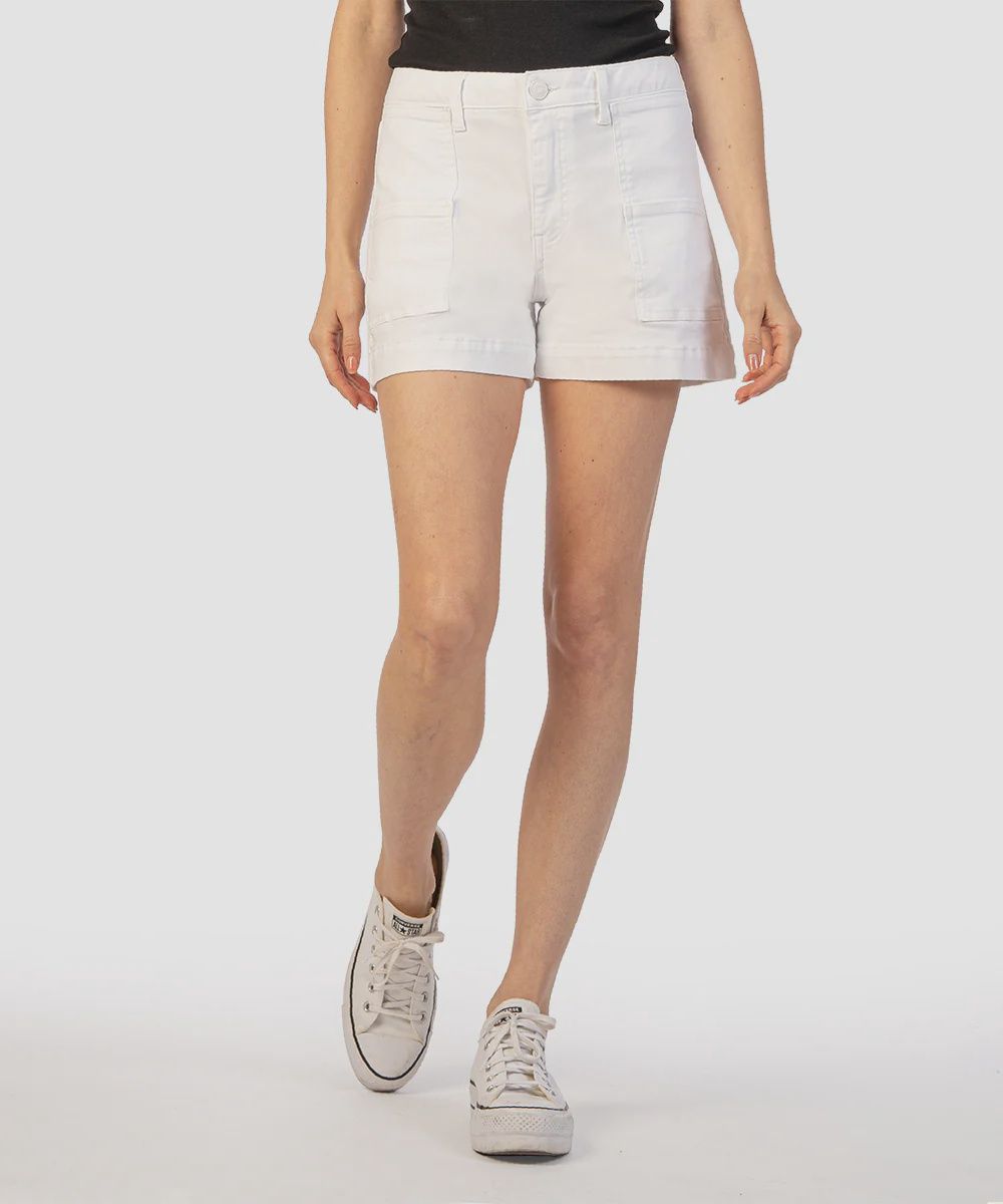 KUT from the Kloth Jane High Rise Short White