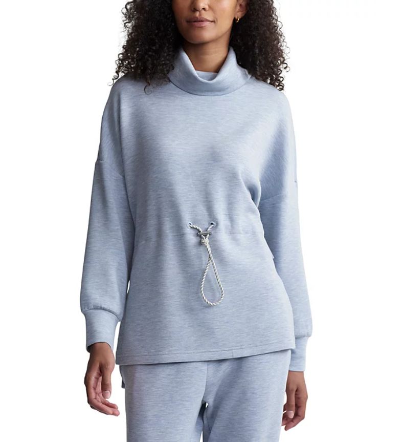 Varley Freya Sweat Mid Blue Marl