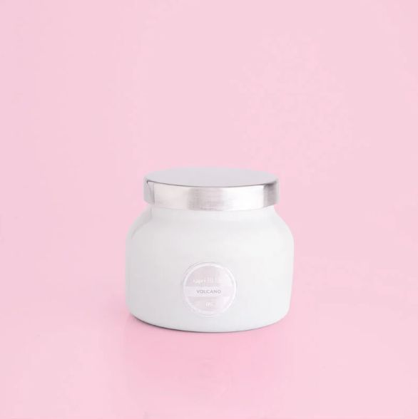 Capri Volcano White Petite Jar, 8 oz