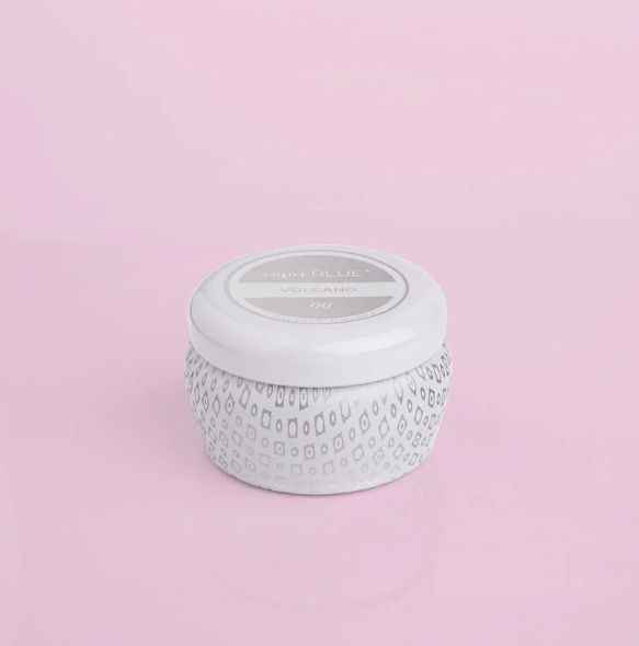 Capri Volcano White Mini Tin, 3 oz
