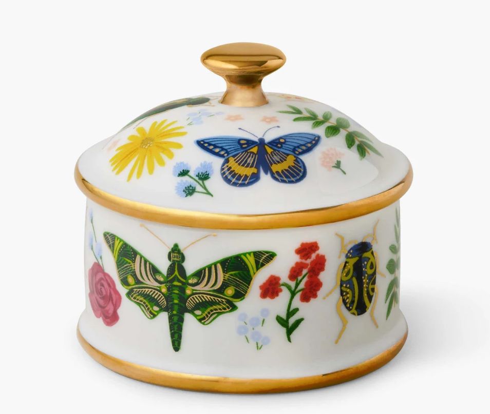 Curio Round Porcelain Box