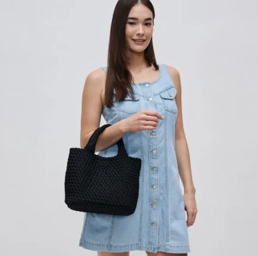 Sol and Selene Sky&#39;s the Limit - Small Woven Neoprene Crossbody (Black)