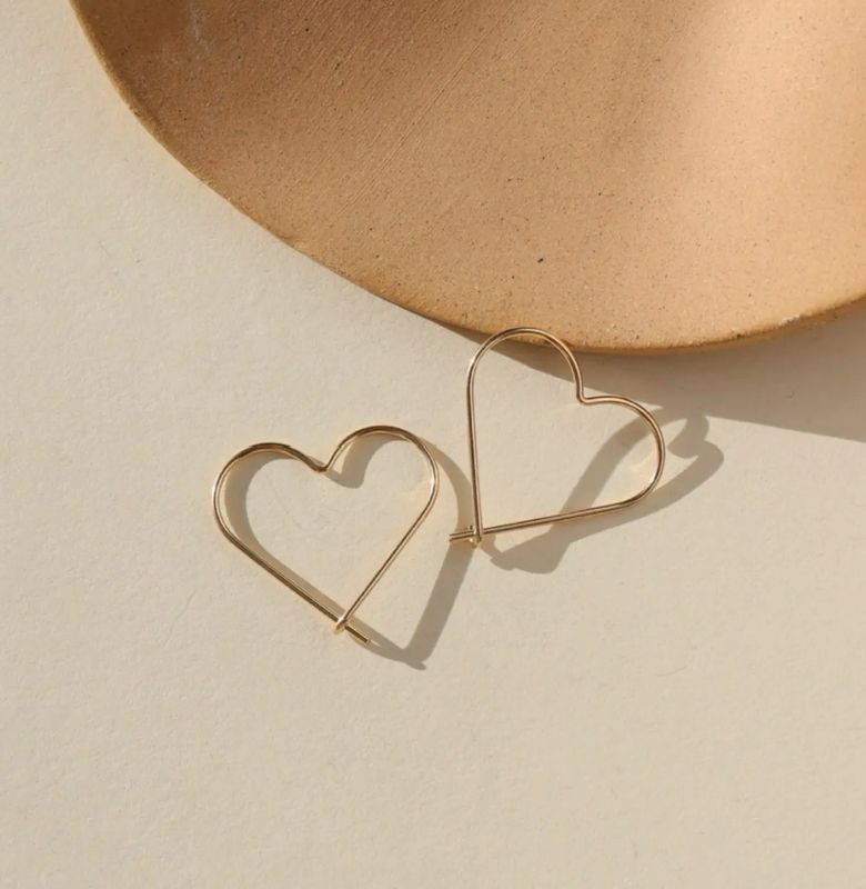 Token Jewelry Cupid Hoops