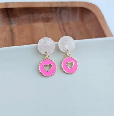Spiffy + Splendid Amora Heart Earrings