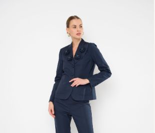 Flora Bea Fallon Blazer (Navy Skies)