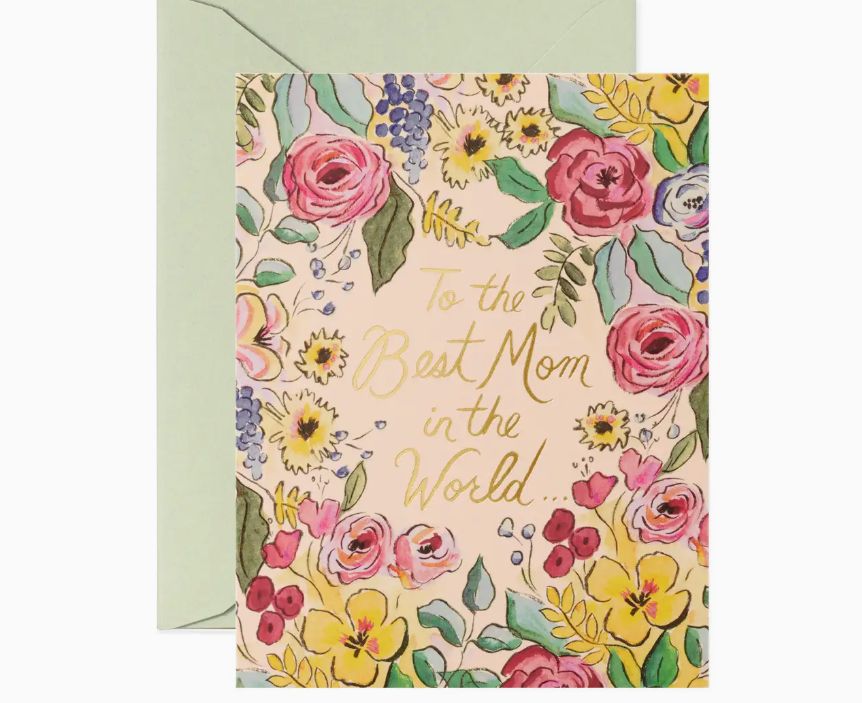 Best Mom in the World Card