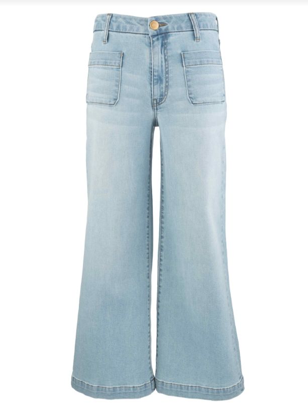 KUT from the Kloth Meg High Rise Wide Leg w Patch Pockets (Fortitude)