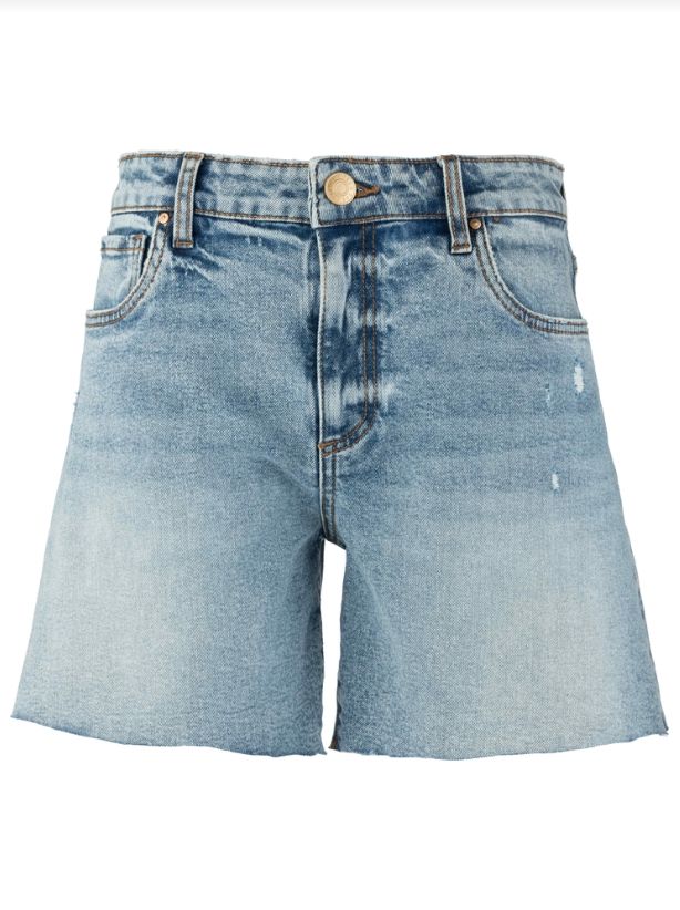 KUT from the Kloth Hailey HR Shorts w/ Raw Hem