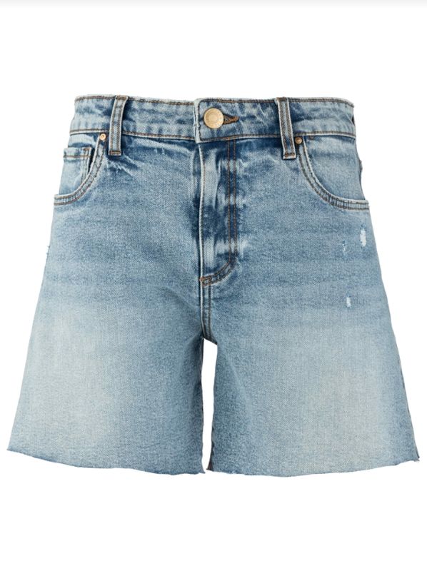 KUT from the Kloth Hailey HR Shorts w/ Raw Hem
