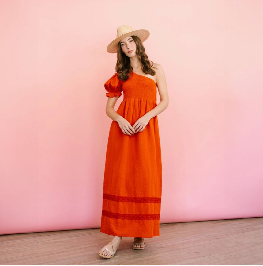 Sunshine Tienda Red San Pablo Dress