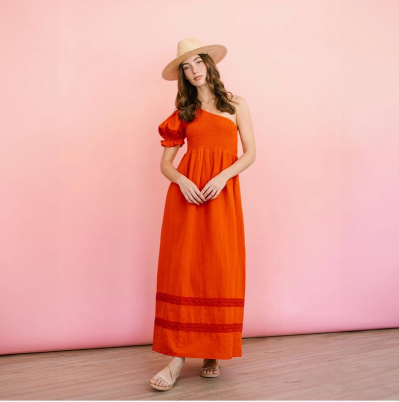 Sunshine Tienda Red San Pablo Dress