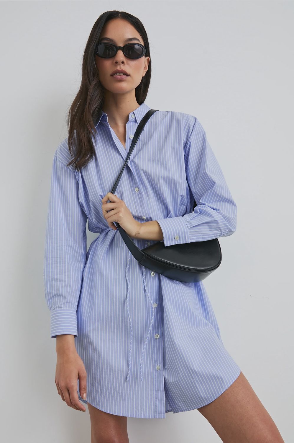 Rails Harmony dress Oxford White Stripe