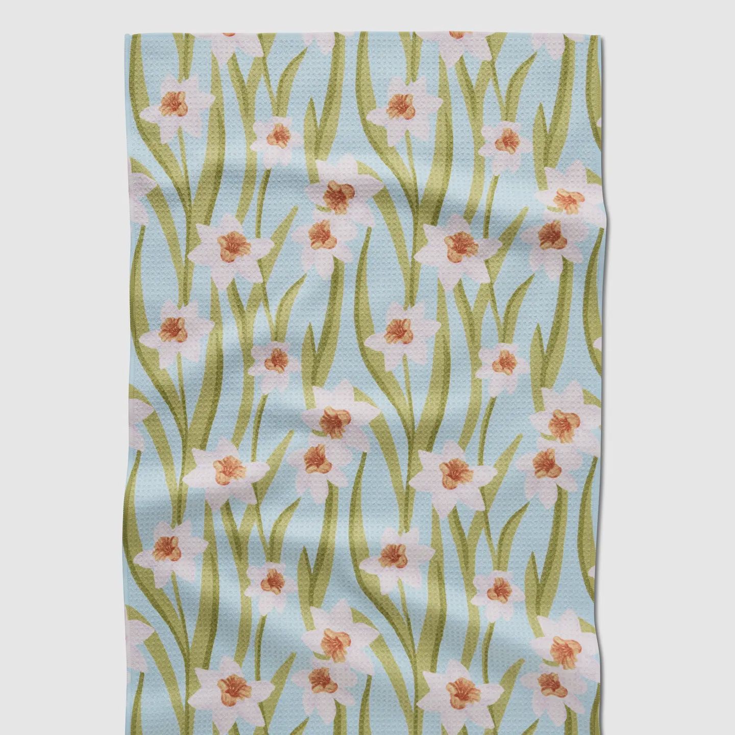 Geometry Daffodil Sky Tea Towel