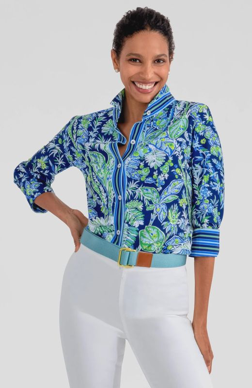 Gretchen Scott Boyfriend Shirt - Vintage Vines