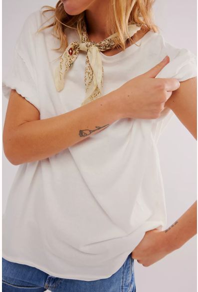 Free People We The Free Nina Tee Ivory