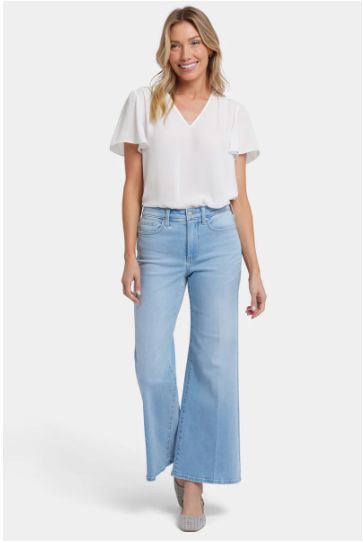 NYDJ Mia Palazzo Ankle Jeans Canary Beach