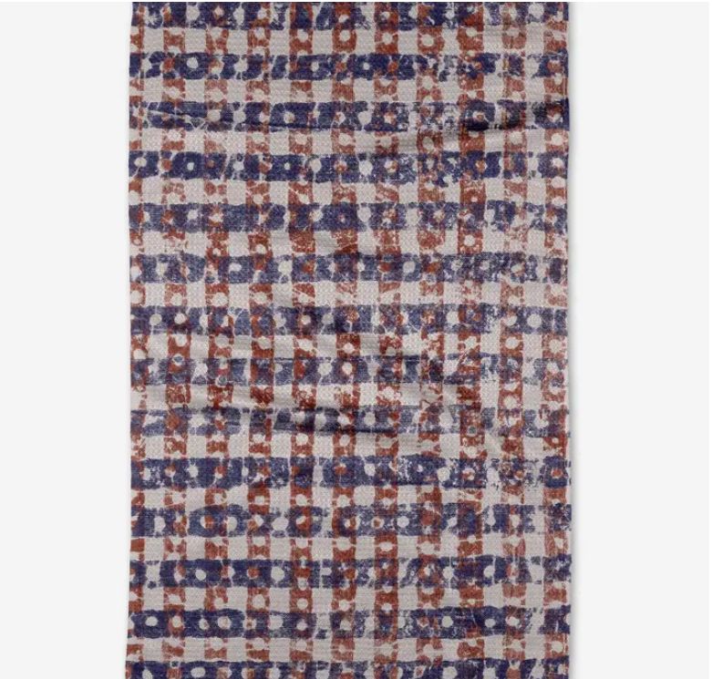 Geometry Fortress Tea Towel