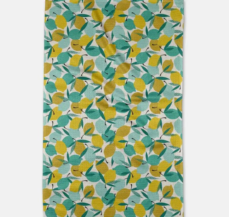 Geometry Lemonade Tea Towel