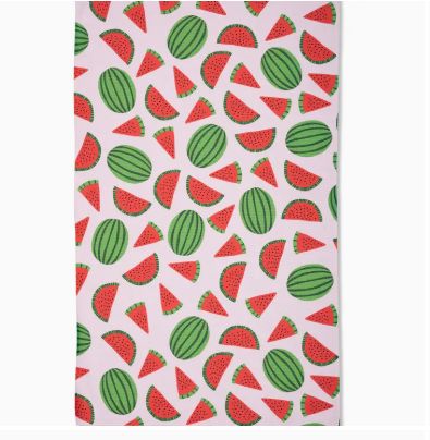 Geometry Sweet Watermelon Tea Towel