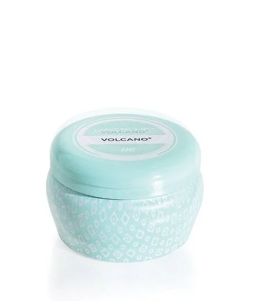 CAPRI VOLCANO SIGNATURE AQUA PRINTED MINI TIN, 3 OZ