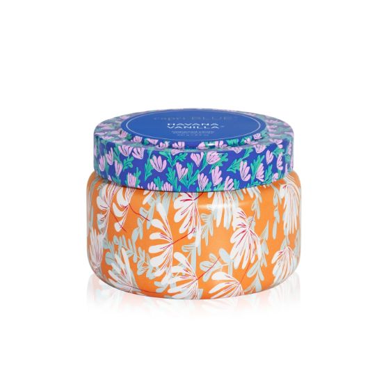 Capri Blue Havana Vanilla Pattern Play Printed Travel Tin Candle
