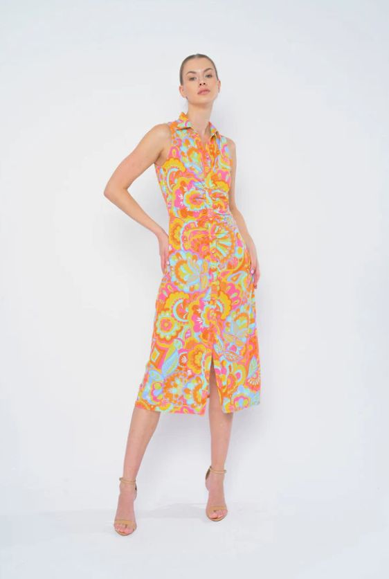 Flora Bea Adrianne Dress (Rainbow Beach)
