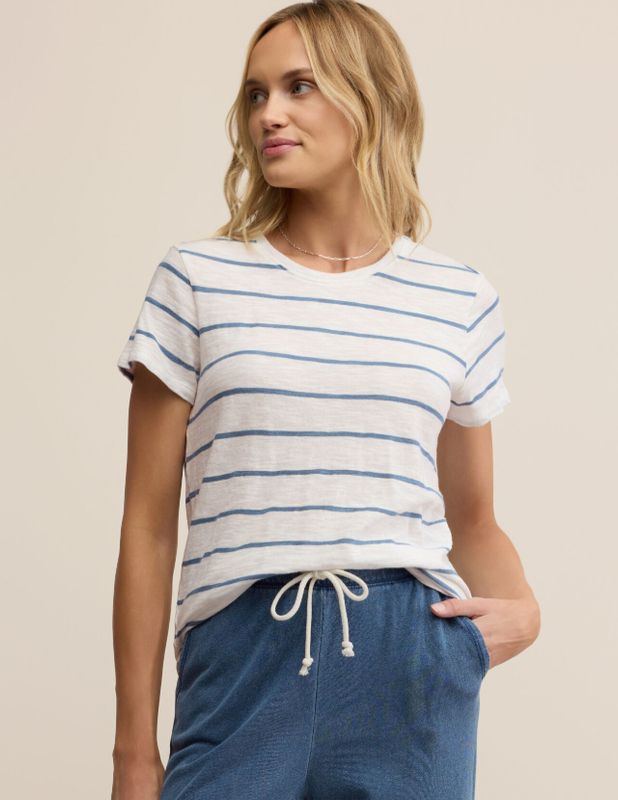 Z Supply Foundation Stripe Tee (Boathouse)