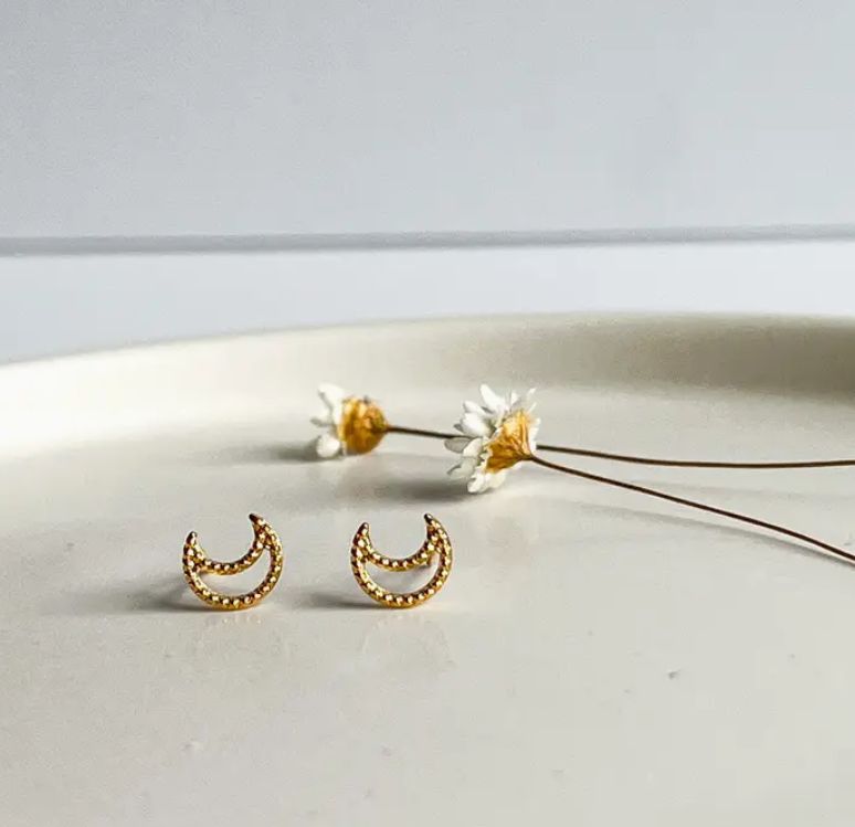 Natalie Claire Lunar Stud Earrings