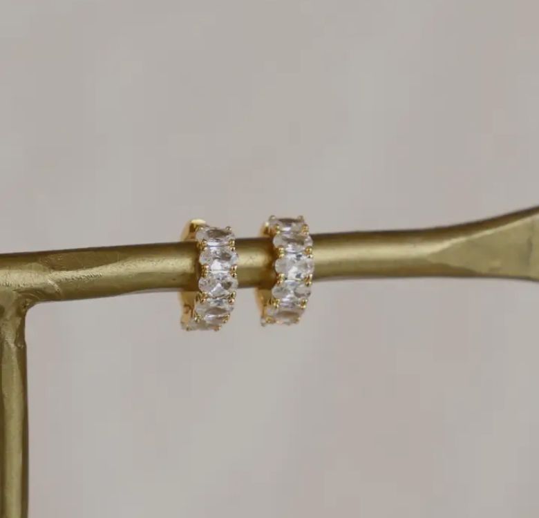 Katie Waltman Cleo Huggie Earrings
