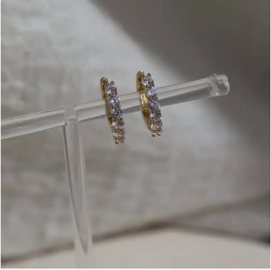 Elan Gold Hoop Earrings
