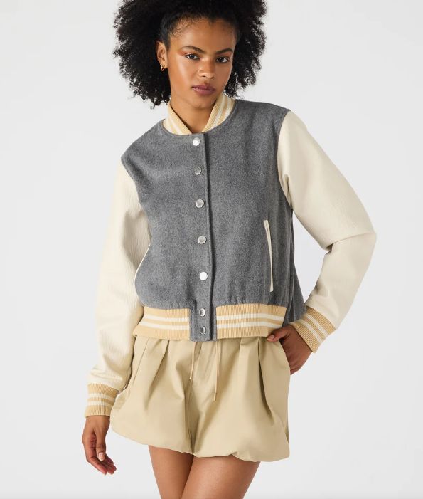 Steve Madden Rooney Jacket Heather Grey