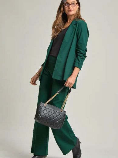 Magic 3/4 Sleeve Blazer (Hunter Green)