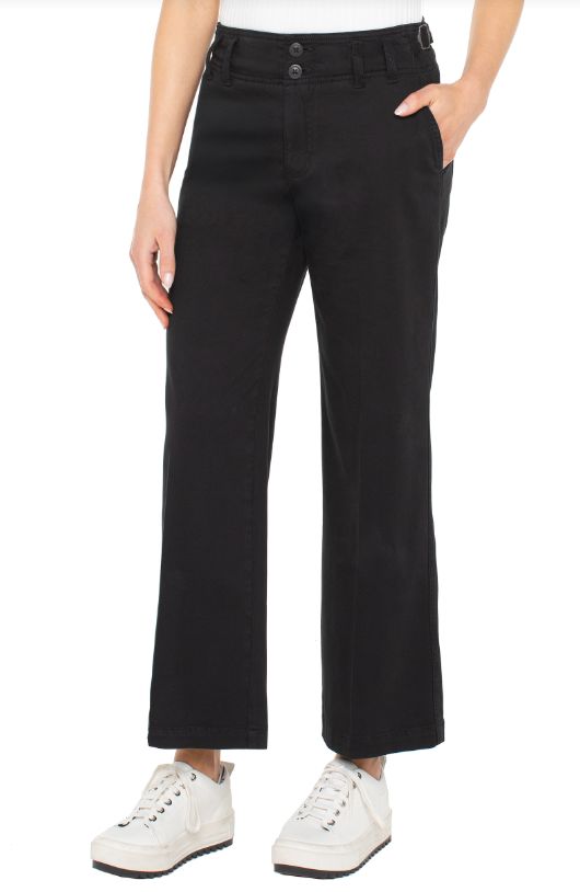 Liverpool High Rise Cinch Waist Wide Leg
