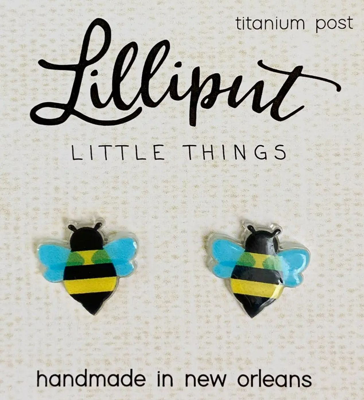Lilliput Little Things Honey Bee Earrings