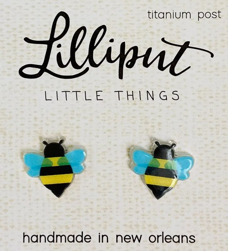 Lilliput Little Things Honey Bee Earrings