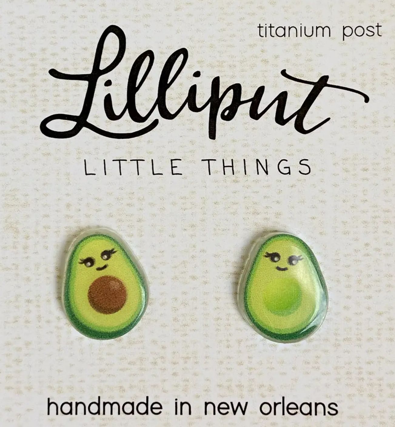 Lilliput Little Things Avocado Earrings