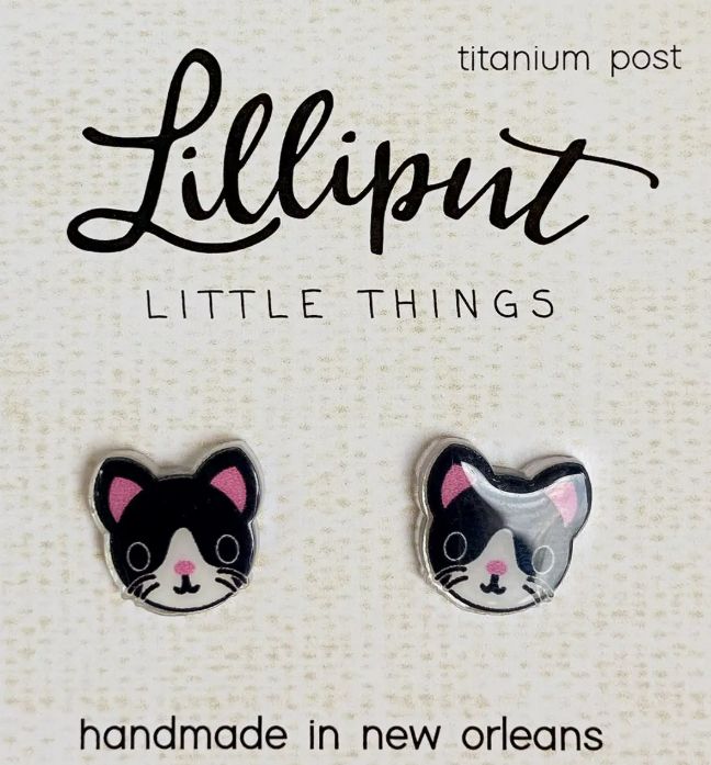 Lilliput Little Things Kitty Cat Earrings