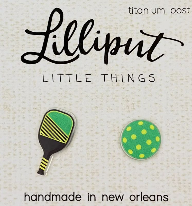 Lilliput Little Things Pickleball Earrings
