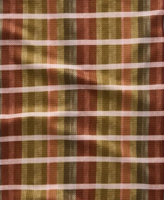 Geometry Fall Harvest Stripes Tea Towel