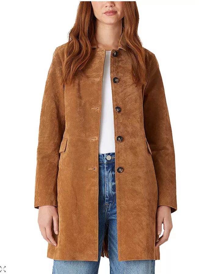 BlankNYC Dirt Bike Suede Long Jacket