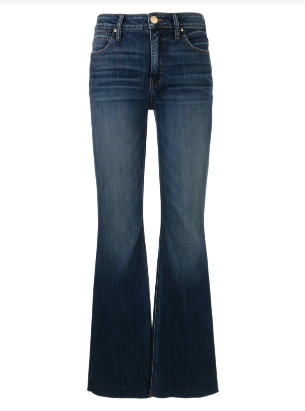 KUT from the Kloth STELLA HIGH RISE FAB AB FLARE W/RAW HEM (Intriguing)