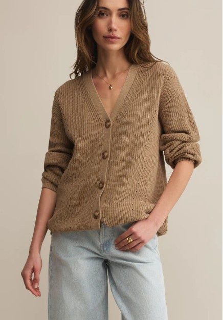 Z Supply Voyager Cardigan (Desert Tan)