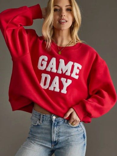 Red Game Day Sweatshirt