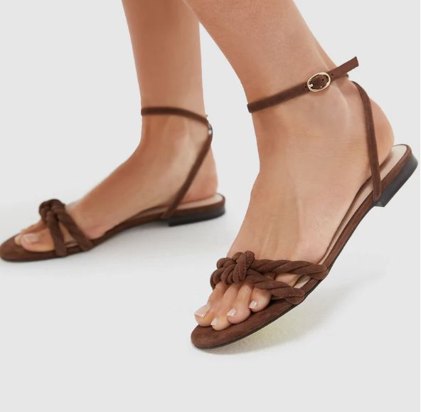 Tuckernuck x Studio McGee Brown Suede Ivy Sandals